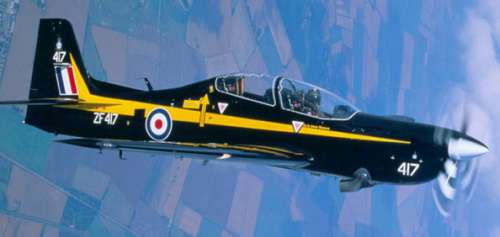 资料图：英国皇家空军装备的“巨嘴鸟”基础教练机