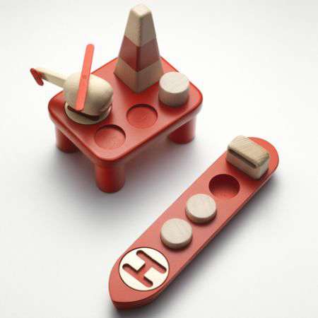 小巧可爱的木质玩具 体现纯正北欧风格